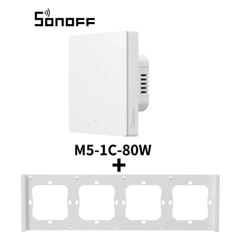 NEW  Switchman M5 Matter Switch White Wifi Smart Wall Work with Ewelink Apple Home Alexa Goole Home Assistant Smartthings
