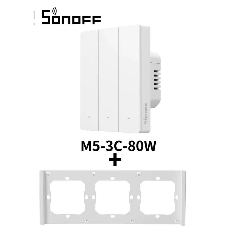 NEW  Switchman M5 Matter Switch White Wifi Smart Wall Work with Ewelink Apple Home Alexa Goole Home Assistant Smartthings