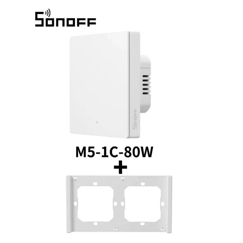 NEW  Switchman M5 Matter Switch White Wifi Smart Wall Work with Ewelink Apple Home Alexa Goole Home Assistant Smartthings