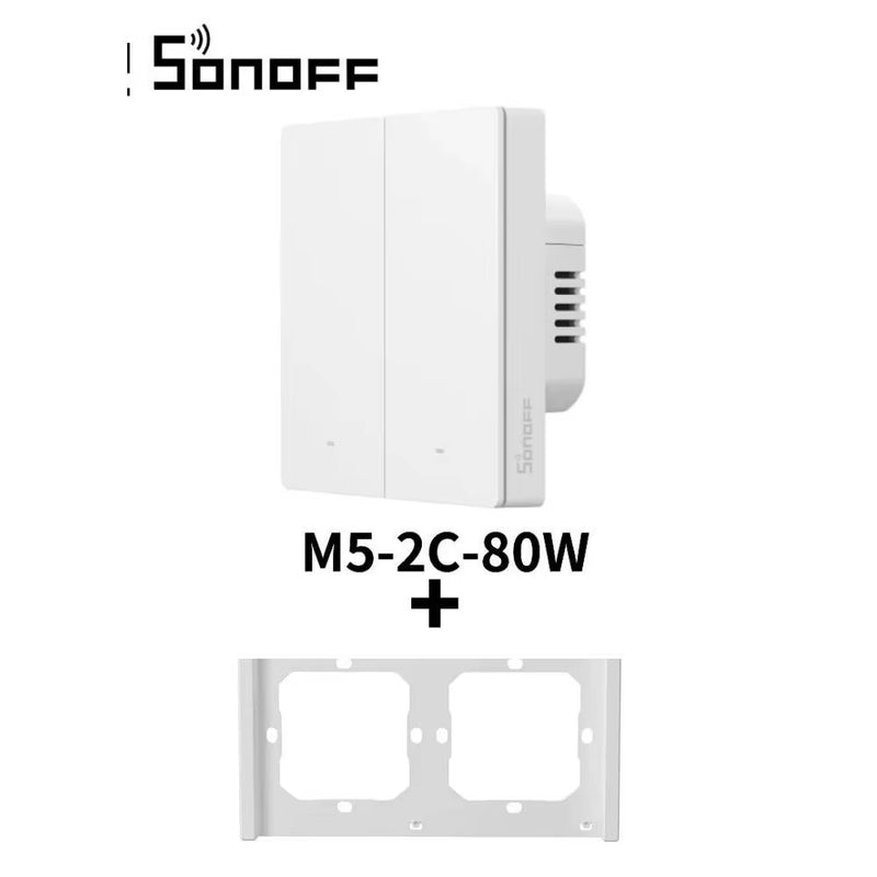 NEW  Switchman M5 Matter Switch White Wifi Smart Wall Work with Ewelink Apple Home Alexa Goole Home Assistant Smartthings