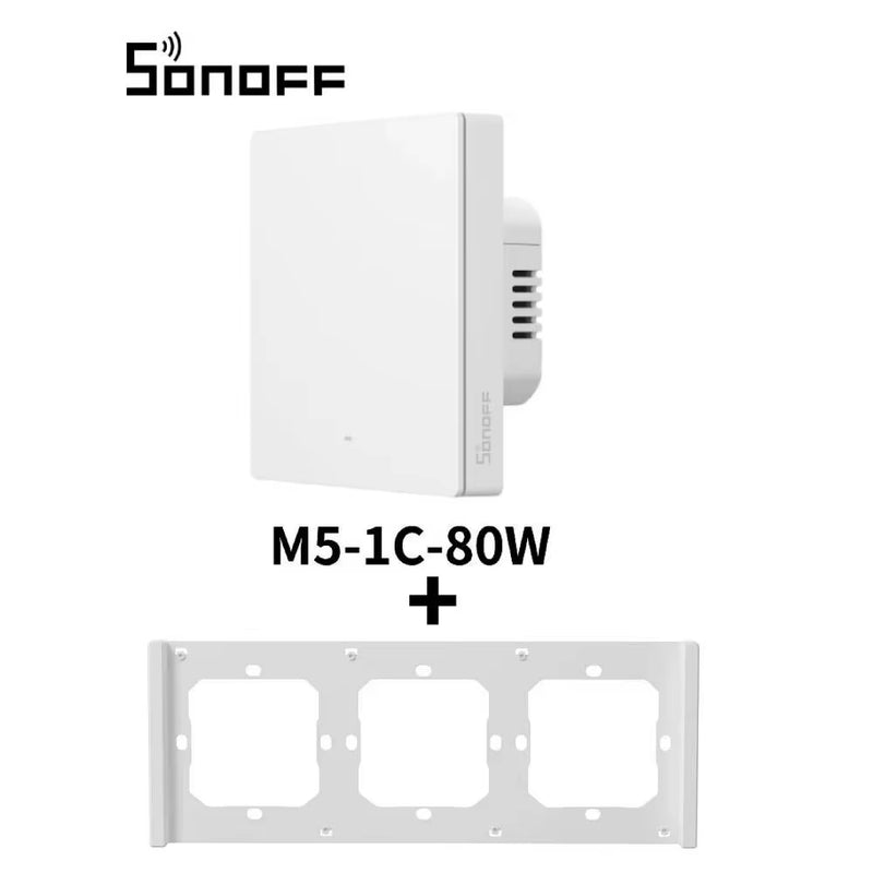 NEW  Switchman M5 Matter Switch White Wifi Smart Wall Work with Ewelink Apple Home Alexa Goole Home Assistant Smartthings