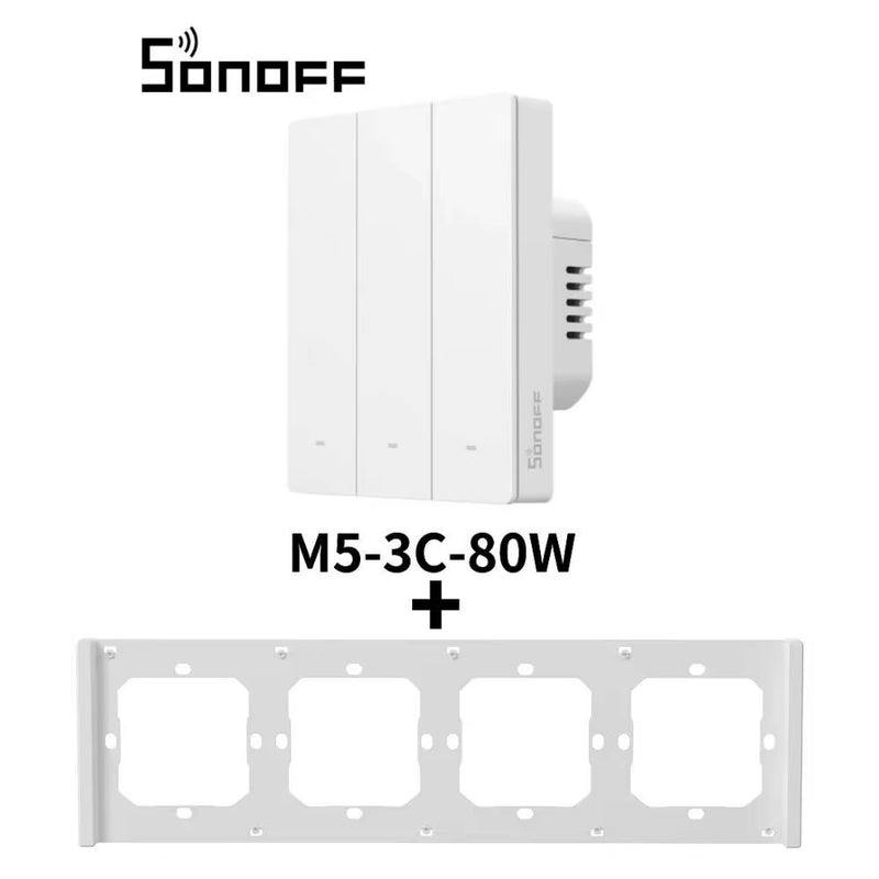 NEW  Switchman M5 Matter Switch White Wifi Smart Wall Work with Ewelink Apple Home Alexa Goole Home Assistant Smartthings