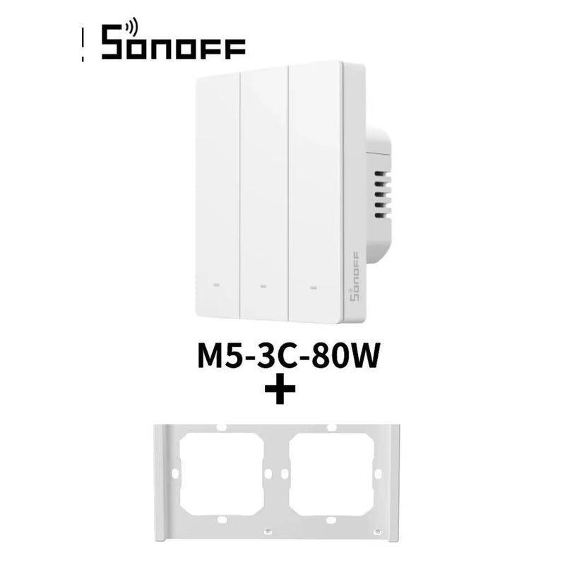 NEW  Switchman M5 Matter Switch White Wifi Smart Wall Work with Ewelink Apple Home Alexa Goole Home Assistant Smartthings