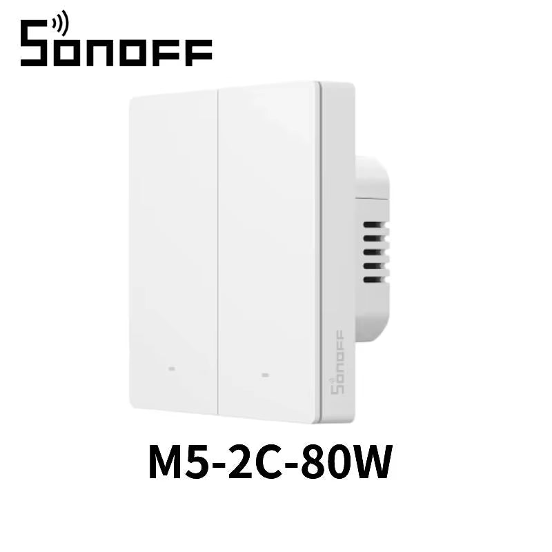 NEW  Switchman M5 Matter Switch White Wifi Smart Wall Work with Ewelink Apple Home Alexa Goole Home Assistant Smartthings