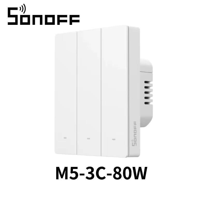 NEW  Switchman M5 Matter Switch White Wifi Smart Wall Work with Ewelink Apple Home Alexa Goole Home Assistant Smartthings