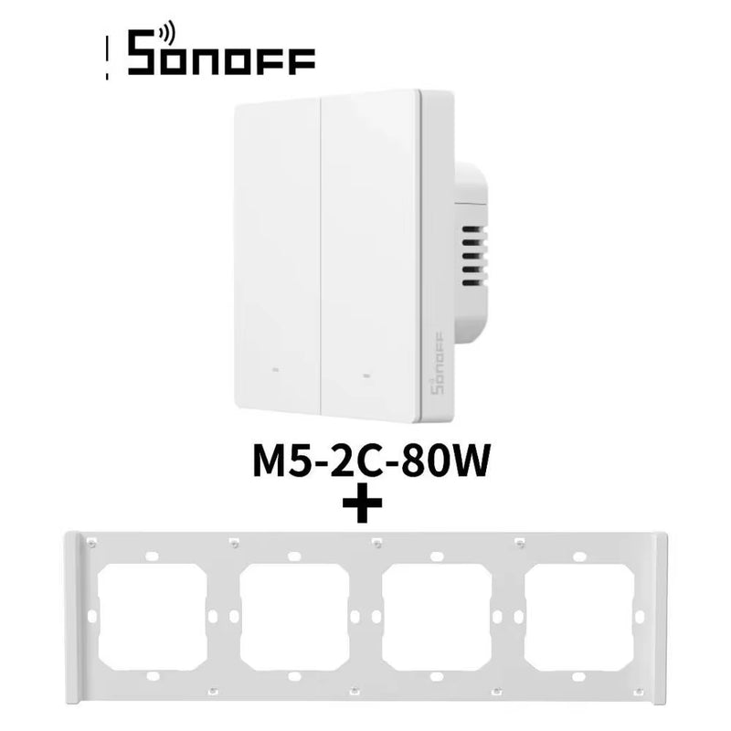 NEW  Switchman M5 Matter Switch White Wifi Smart Wall Work with Ewelink Apple Home Alexa Goole Home Assistant Smartthings