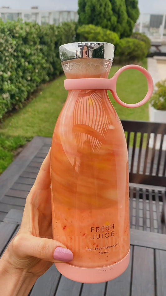 🥤 ¡Prepara tus smoothies donde quieras! Licuadora portátil recargable USB – mezcla, bebe y lleva contigo 🚀