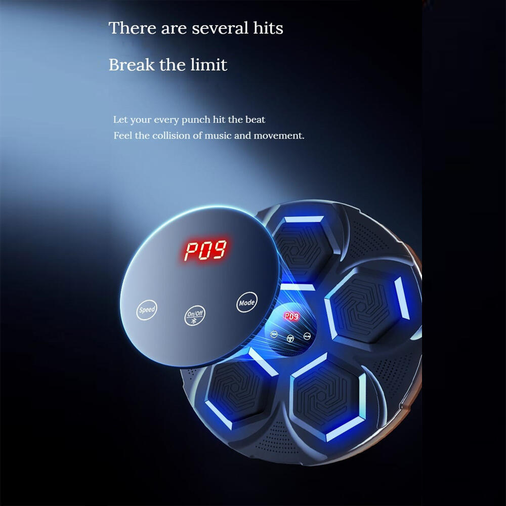 🥊 StrikeBeat™ – Máquina de Boxeo Musical Inteligente con 5 Puntos de Ataque RGB, Luces LED, Bluetooth y 2 Guantes