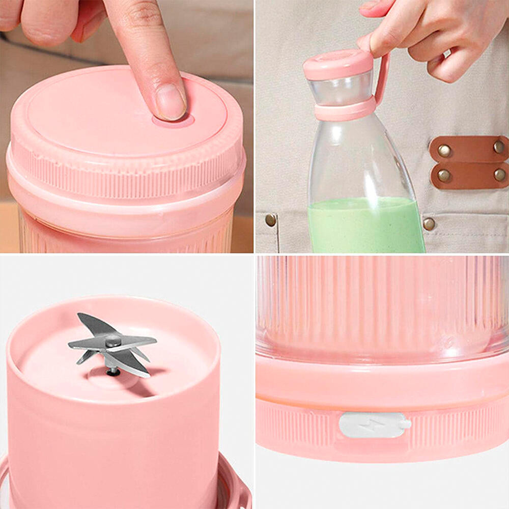 🥤 ¡Prepara tus smoothies donde quieras! Licuadora portátil recargable USB – mezcla, bebe y lleva contigo 🚀