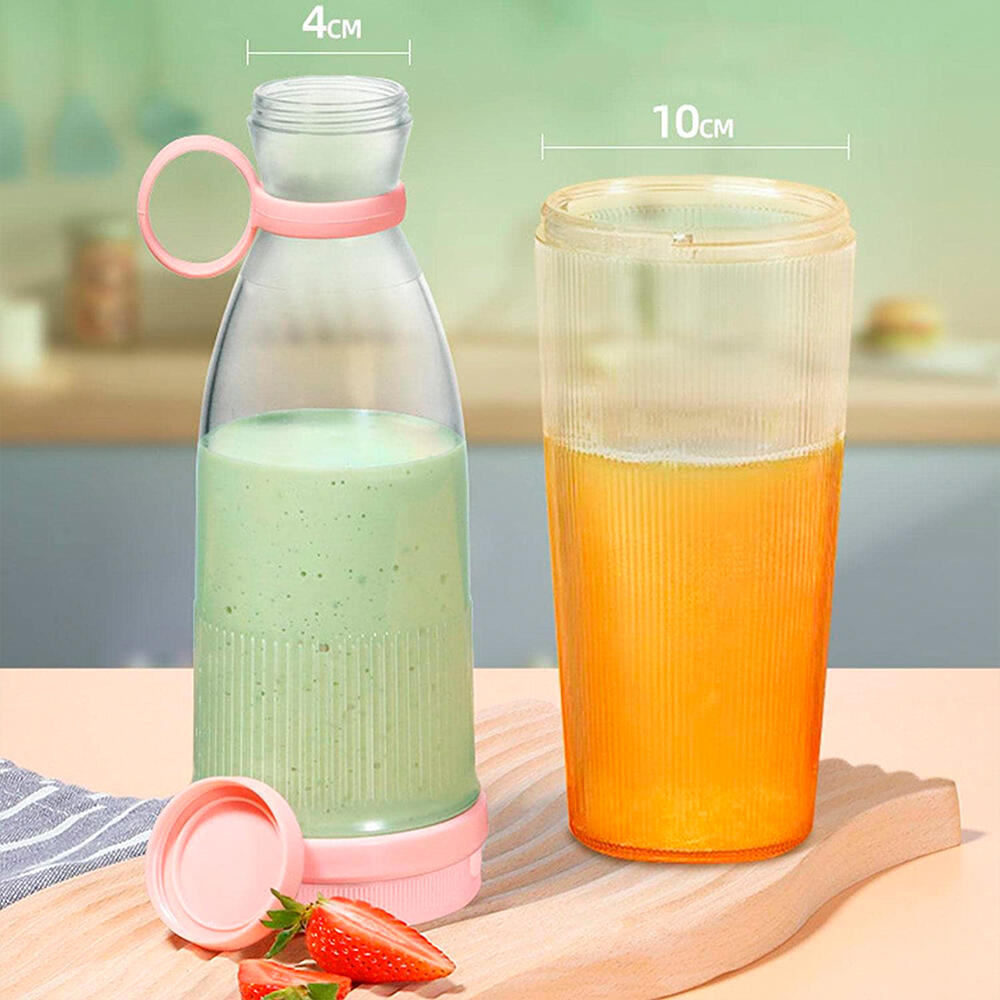 🥤 ¡Prepara tus smoothies donde quieras! Licuadora portátil recargable USB – mezcla, bebe y lleva contigo 🚀