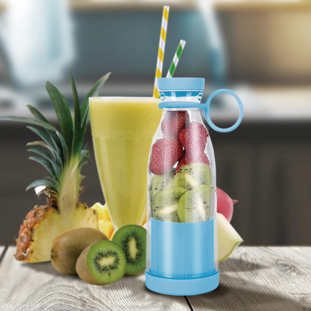 🥤 ¡Prepara tus smoothies donde quieras! Licuadora portátil recargable USB – mezcla, bebe y lleva contigo 🚀
