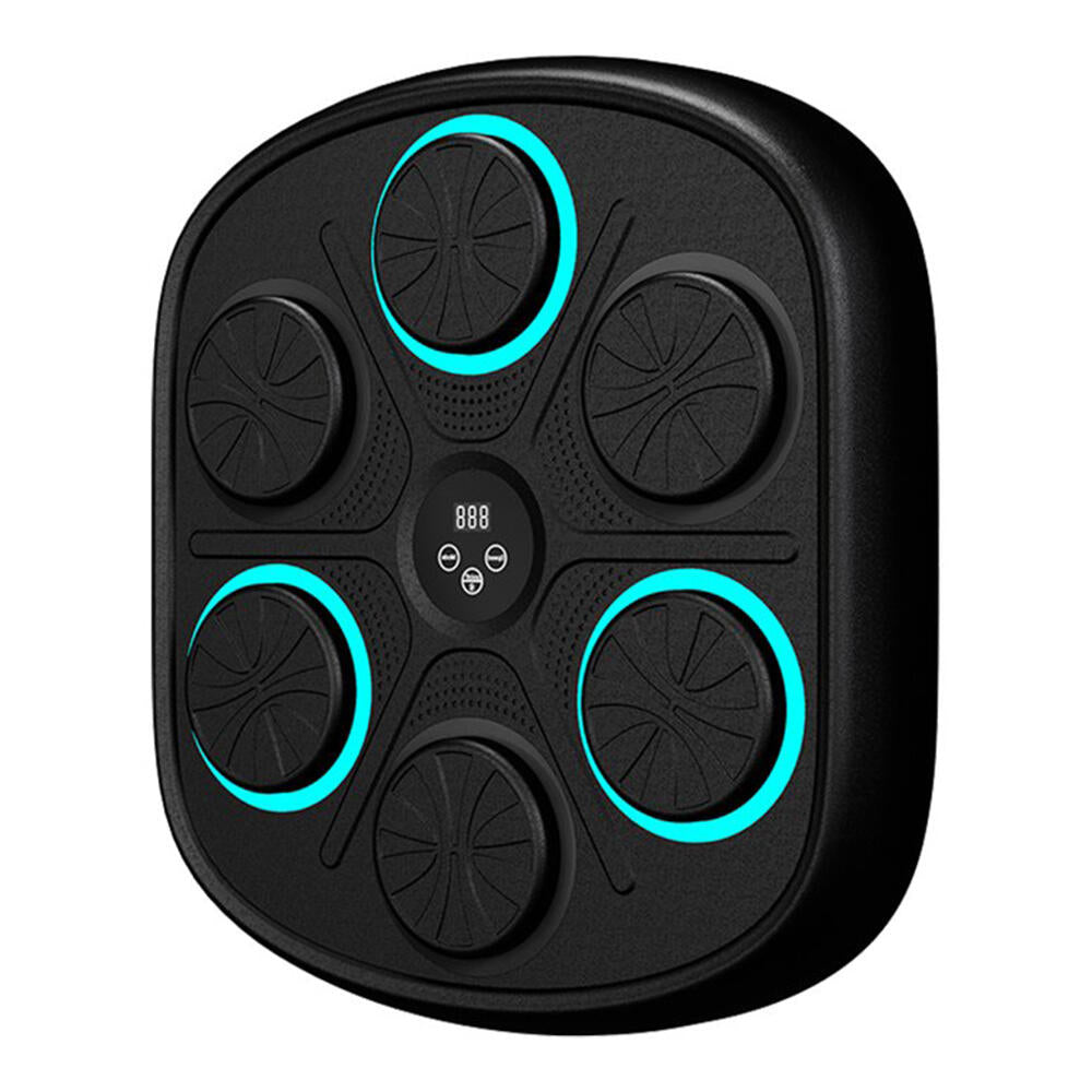 🥇 StrikeBeat™ – Máquina de Boxeo Musical Inteligente con 6 Puntos de Ataque RGB, Luces LED, Bluetooth y 2 Guantes